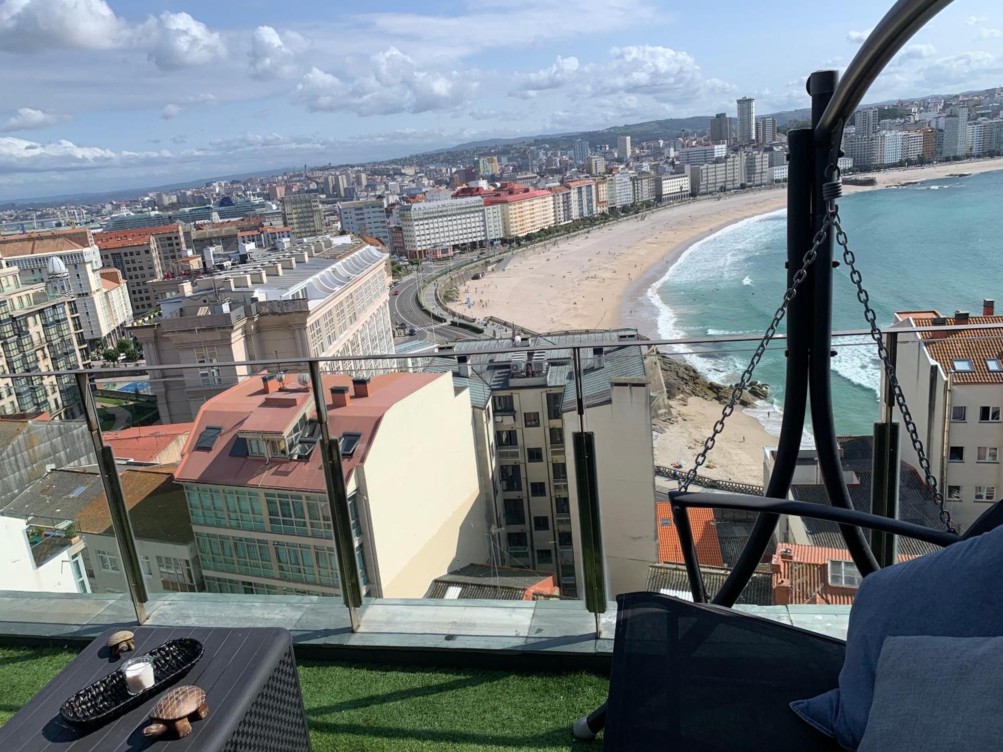 Apartamento Vistas Coruna 3 Habitaciones A Coruña Eksteriør billede